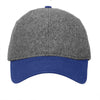 New Era 9TWENTY Graphite Heather/Royal Melton Wool Heather Cap
