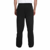 Champion Men's Black Eco 9-Ounce Open-Bottom Fleece Pant with Pocket