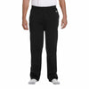 Champion Men's Black Eco 9-Ounce Open-Bottom Fleece Pant with Pocket