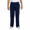 Champion Men's Navy Eco 9-Ounce Open-Bottom Fleece Pant with Pocket
