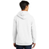 Port & Company Men's White Fan Favorite Fleece Pullover Hooded Sweatshirt