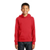 Port & Company Youth Bright Red Fan Favorite Fleece Pullover Hooded Sweatshirt