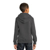Port & Company Youth Charcoal Fan Favorite Fleece Pullover Hooded Sweatshirt