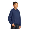 Port & Company Youth Team Navy Fan Favorite Fleece Pullover Hooded Sweatshirt