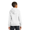 Port & Company Youth White Fan Favorite Fleece Pullover Hooded Sweatshirt