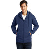 Port & Company Men's Team Navy Fan Favorite Fleece Full-Zip Hooded Sweatshirt