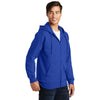 Port & Company Men's True Royal Fan Favorite Fleece Full-Zip Hooded Sweatshirt