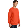Port & Company Men's Orange Fan Favorite Fleece Crewneck Sweatshirt