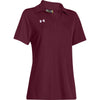 under-armour-women-burgundy-performance-polo
