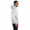 Champion Men's White Heather/Sport Dark Navy for Team 365 Cotton Max 9.7-Ounce Pullover Hood