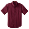 au-sp18-cornerstone-burgundy-superpro-twill-short-sleeve-shirt