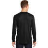 Sport-Tek Men's Black Long Sleeve PosiCharge Competitor Cotton Touch Tee