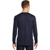 Sport-Tek Men's True Navy Long Sleeve PosiCharge Competitor Cotton Touch Tee