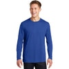 Sport-Tek Men's True Royal Long Sleeve PosiCharge Competitor Cotton Touch Tee