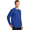 Sport-Tek Men's True Royal Long Sleeve PosiCharge Competitor Cotton Touch Tee