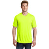 Sport-Tek Men's Neon Yellow PosiCharge Competitor Cotton Touch Tee