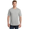 Sport-Tek Men's Silver PosiCharge Competitor Cotton Touch Tee