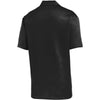 Sport-Tek Men's Black Embossed PosiCharge Tough Polo