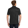 Sport-Tek Men's Black Embossed PosiCharge Tough Polo