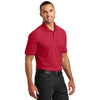 Port Authority Men's Rich Red Tall Core Classic Pique Polo