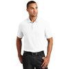 Port Authority Men's White Tall Core Classic Pique Polo