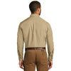 Port Authority Men's Wheat Long Sleeve Carefree Poplin Shirt