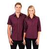 Identitee Women's Wine Murray 3/4 Sleeve Shirt