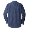 Port Authority Men's Navy/Heritage Blue Micro Tattersall Easy Care Shirt