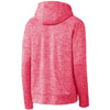 Sport-Tek Youth Power Pink Electric Heather PosiCharge Fleece Hooded Pullover