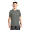 Sport-Tek Youth Dark Smoke Grey PosiCharge Tough Tee