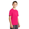 Sport-Tek Youth Pink Raspberry PosiCharge Tough Tee