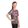 Sport-Tek Youth Pink Raspberry Mineral Freeze Tee