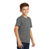 Sport-Tek Youth Grey-Black Electric PosiCharge Electric Heather Tee