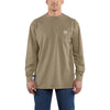 Carhartt Men's Khaki Flame-Resistant Carhartt Force Cotton L/S T-Shirt