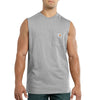 Carhartt Men's Heather Grey Workwear Pocket Sleeveless T-Shirt