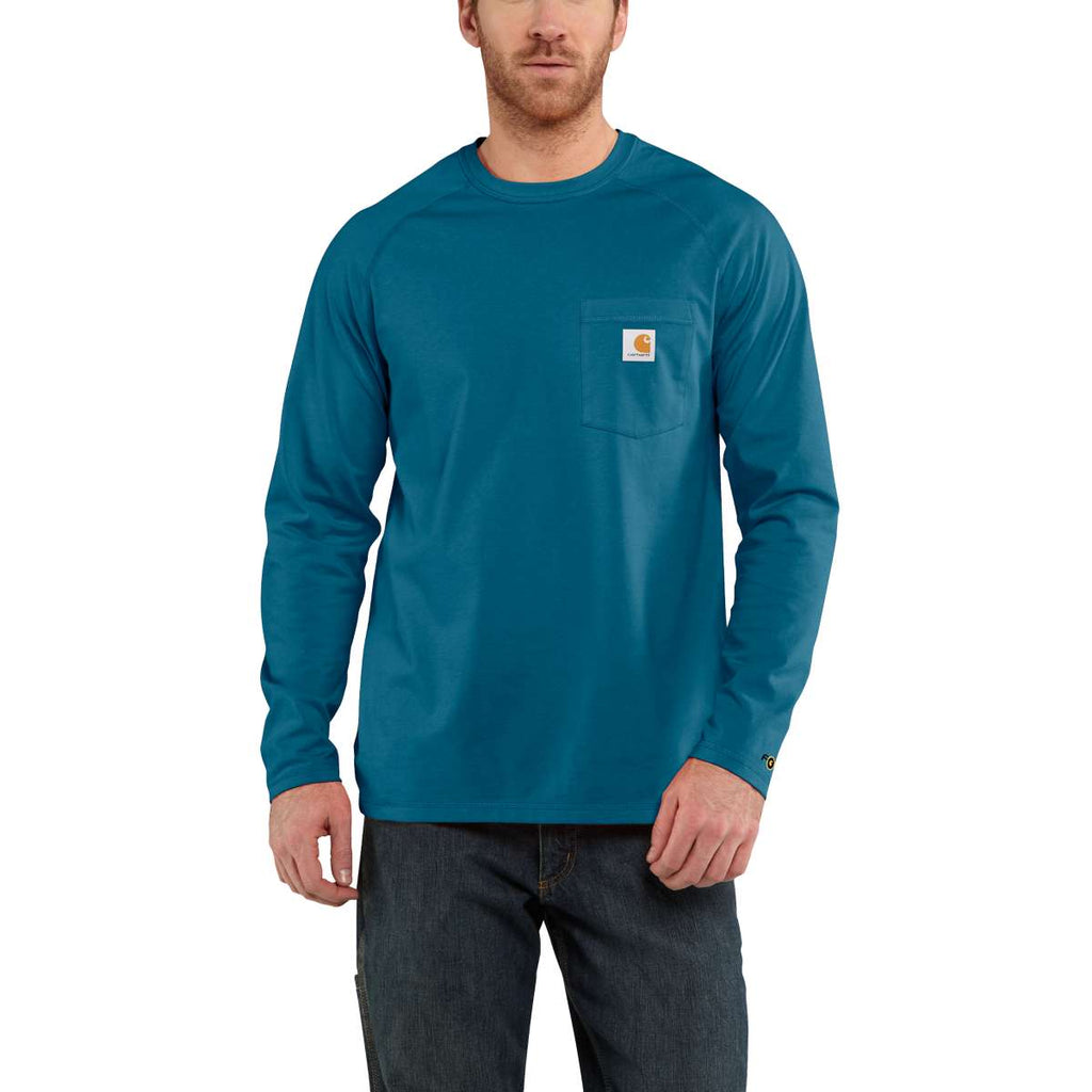 Carhartt Men's Bay Harbor Force Cotton Long Sleeve T-Shirt
