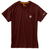 carhartt-burgundy-tall-force-ss-t-shirt