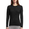 Icebreaker Women's Black Oasis Long Sleeve Crewe