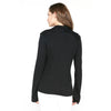 Icebreaker Women's Black Original Long Sleeve Half Zip