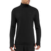 Icebreaker Men's Black Original Long Sleeve Half Zip