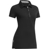 Icebreaker Women's Black Tech Lite Short Sleeve Polo