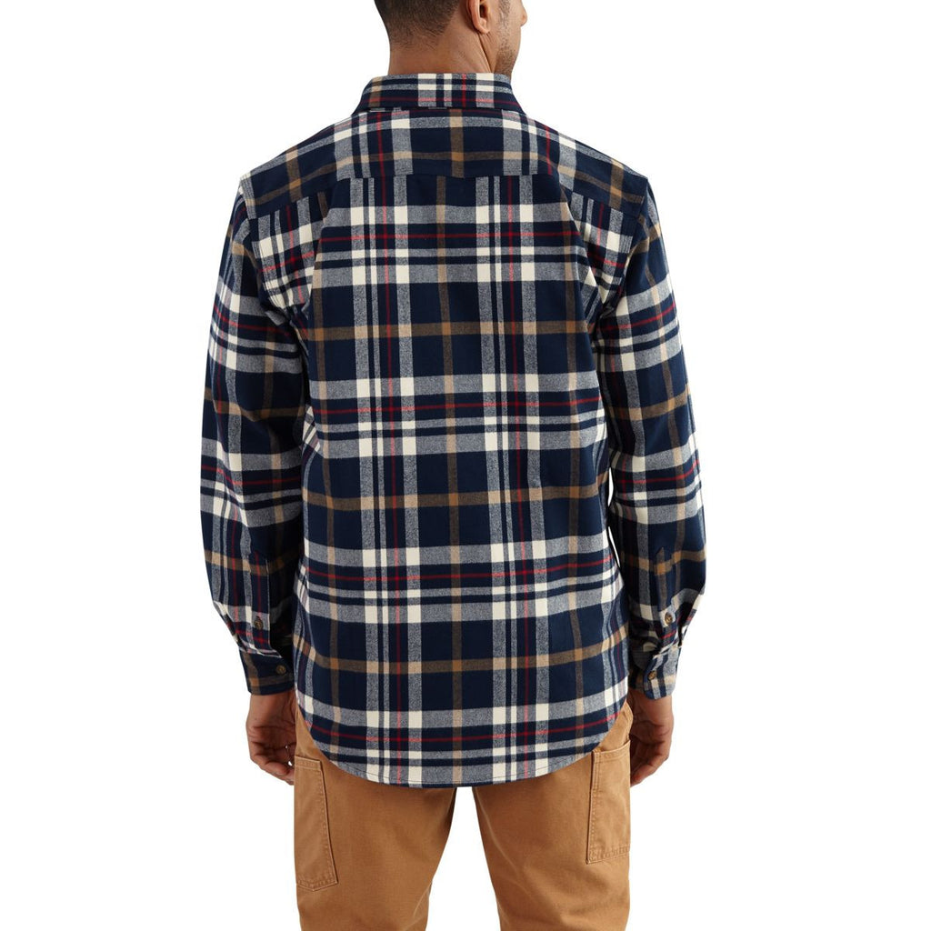 Carhartt Men's Navy Hubbard Classic Plaid Shirt