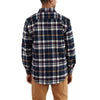 Carhartt Men's Navy Hubbard Classic Plaid Shirt