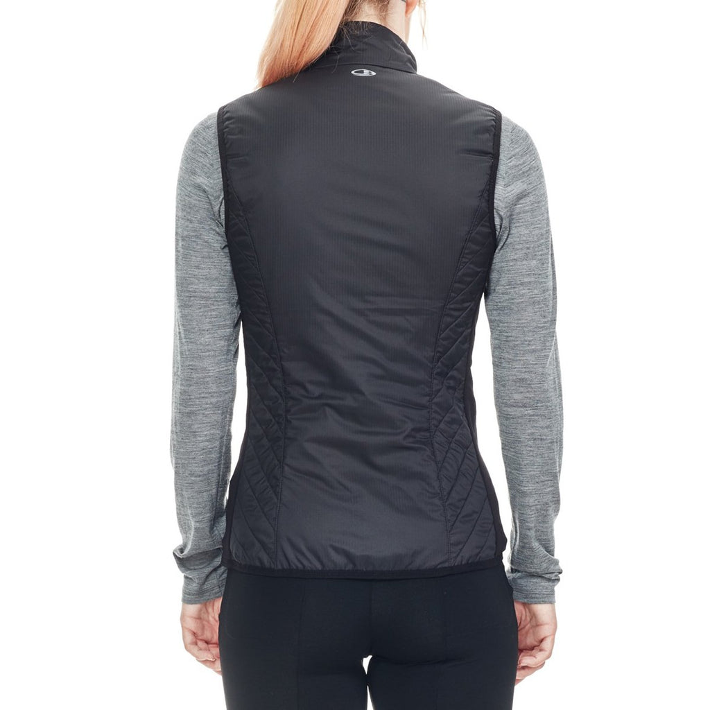 Icebreaker Women's Black MerinoLOFT Helix Vest