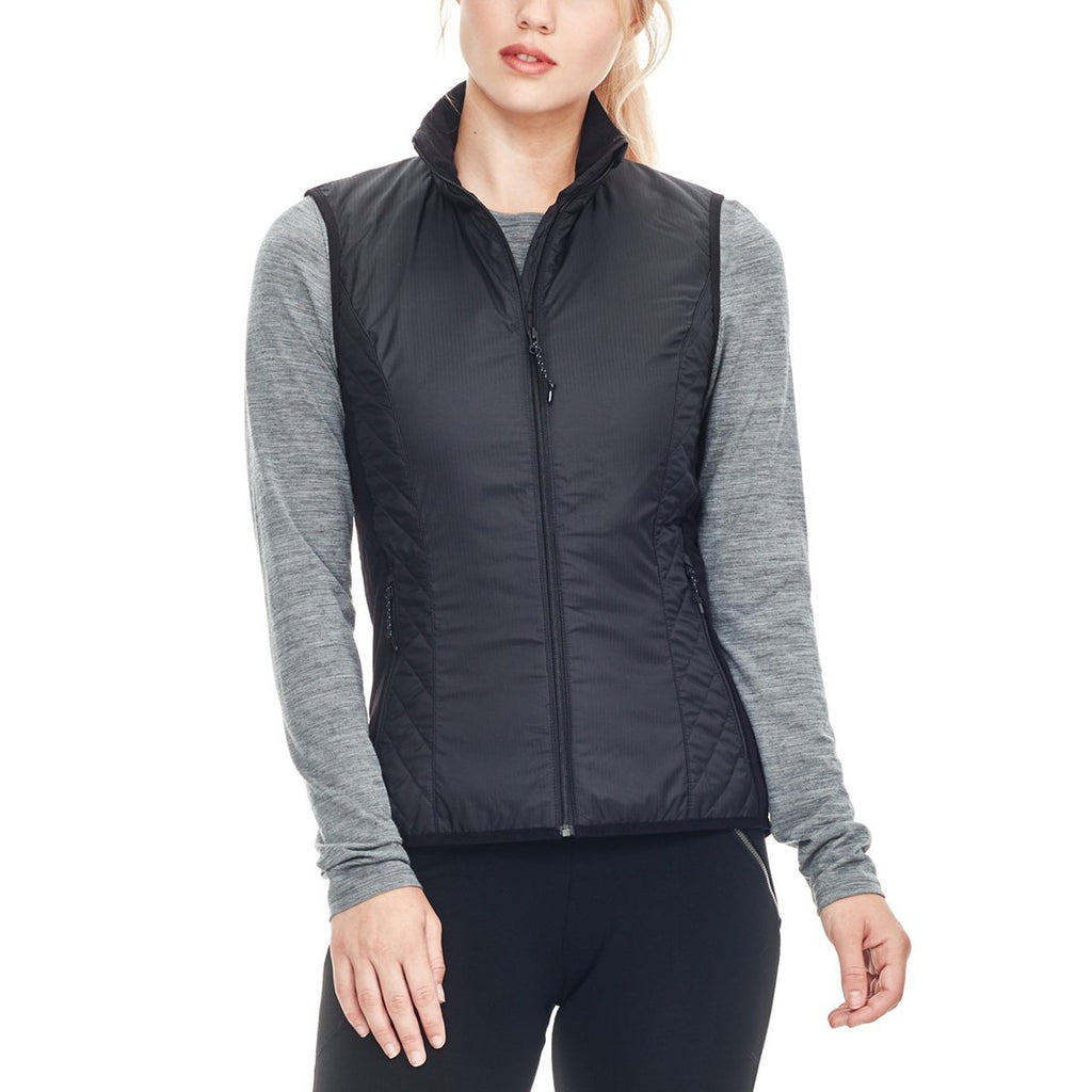 Icebreaker Women's Black MerinoLOFT Helix Vest