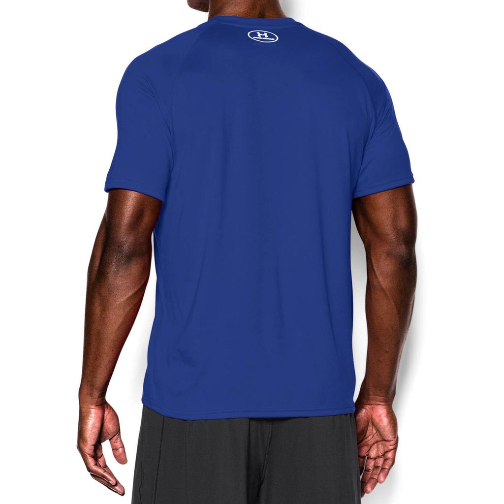 Under Armour Men's Royal/White Tech Short Sleeve T-Shirt