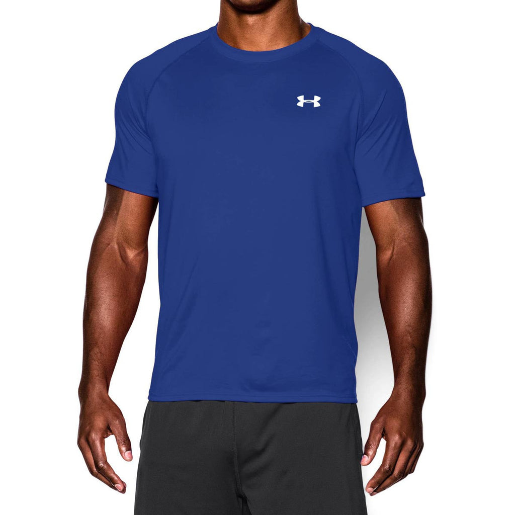 Under Armour Men's Royal/White Tech Short Sleeve T-Shirt