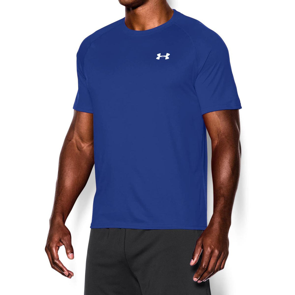 Under Armour Men's Royal/White Tech Short Sleeve T-Shirt