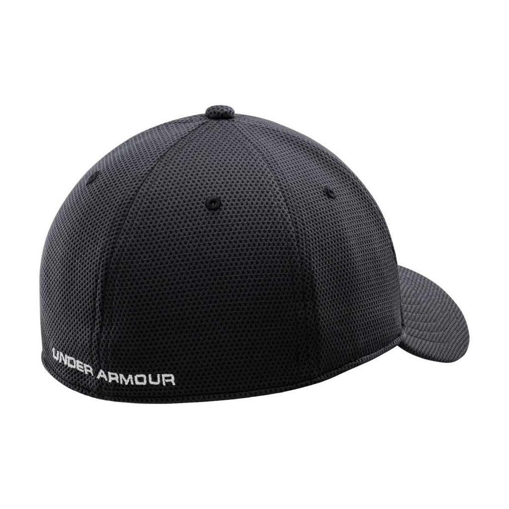 Under Armour Men's Black/White Blitzing II Stretch Fit Cap