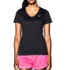 Under Armour Women's Black Tech V-Neck